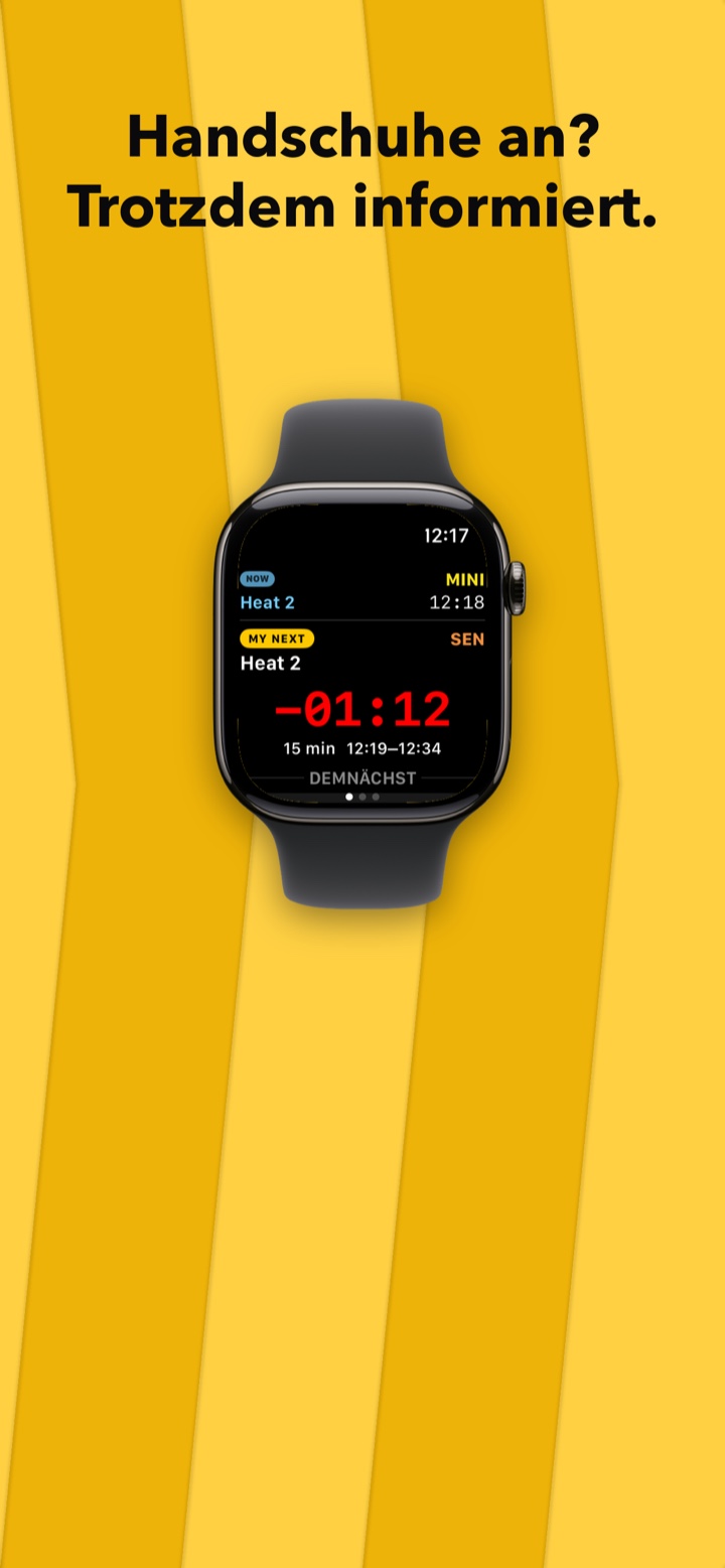GridCall auf Apple Watch — informiert bleiben, auch mit Handschuhen