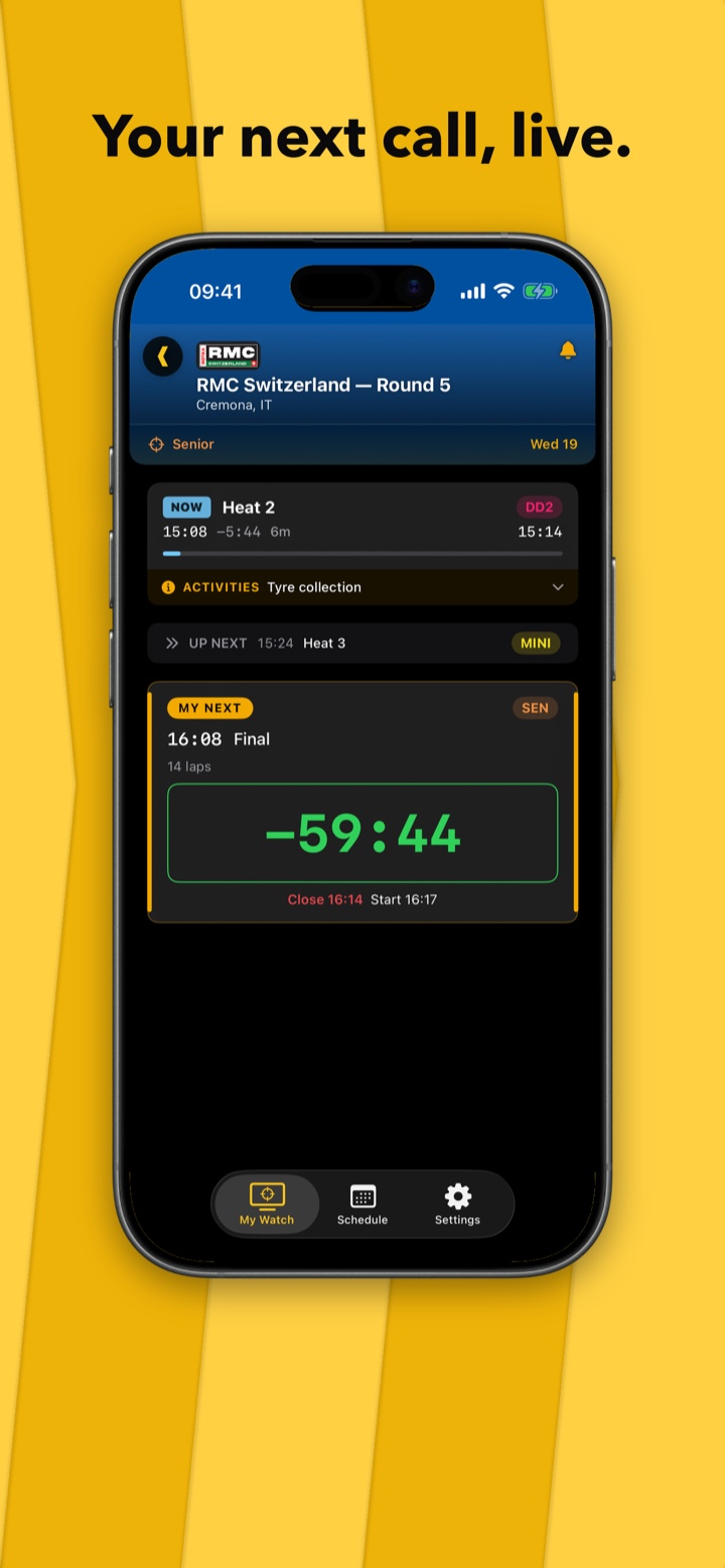 GridCall on iPhone — your next call, live